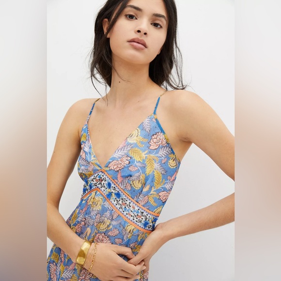 NWOT anthropologie Vineyard Tiered Maxi Dress - Picture 5 of 9